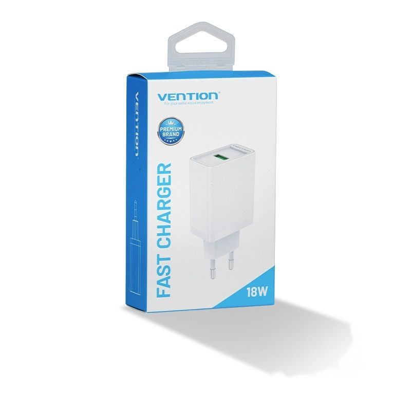 Vention 18W Fast Charger White