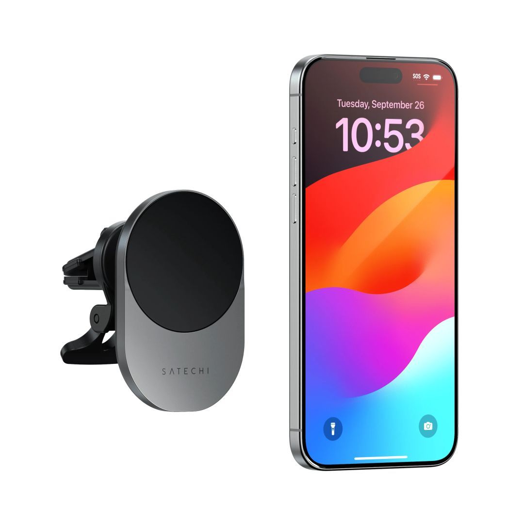 Satechi Qi2 Wireless Car Charger Space Grey