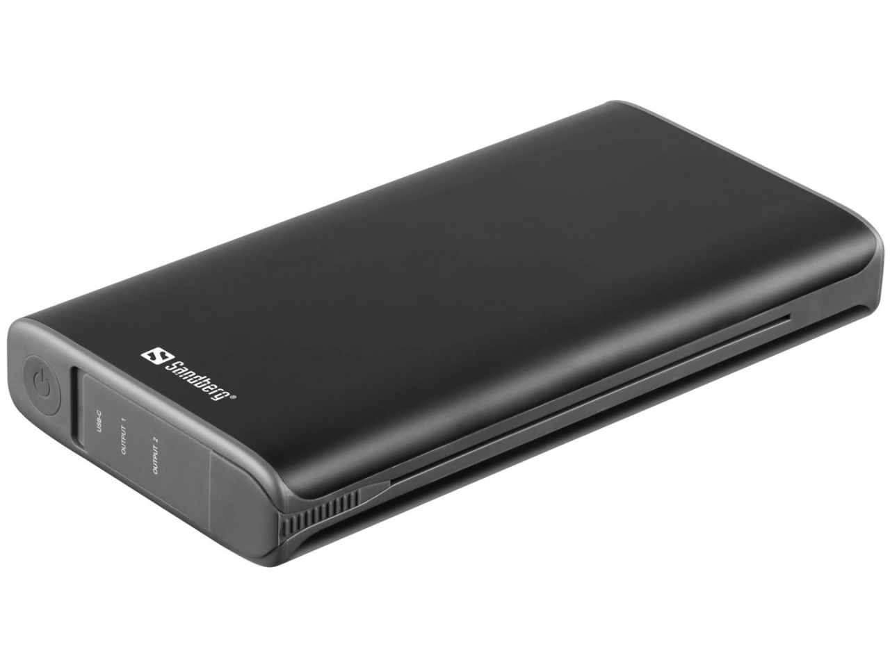 Sandberg Solar 4-Panel 25000 mAh Powerbank Black