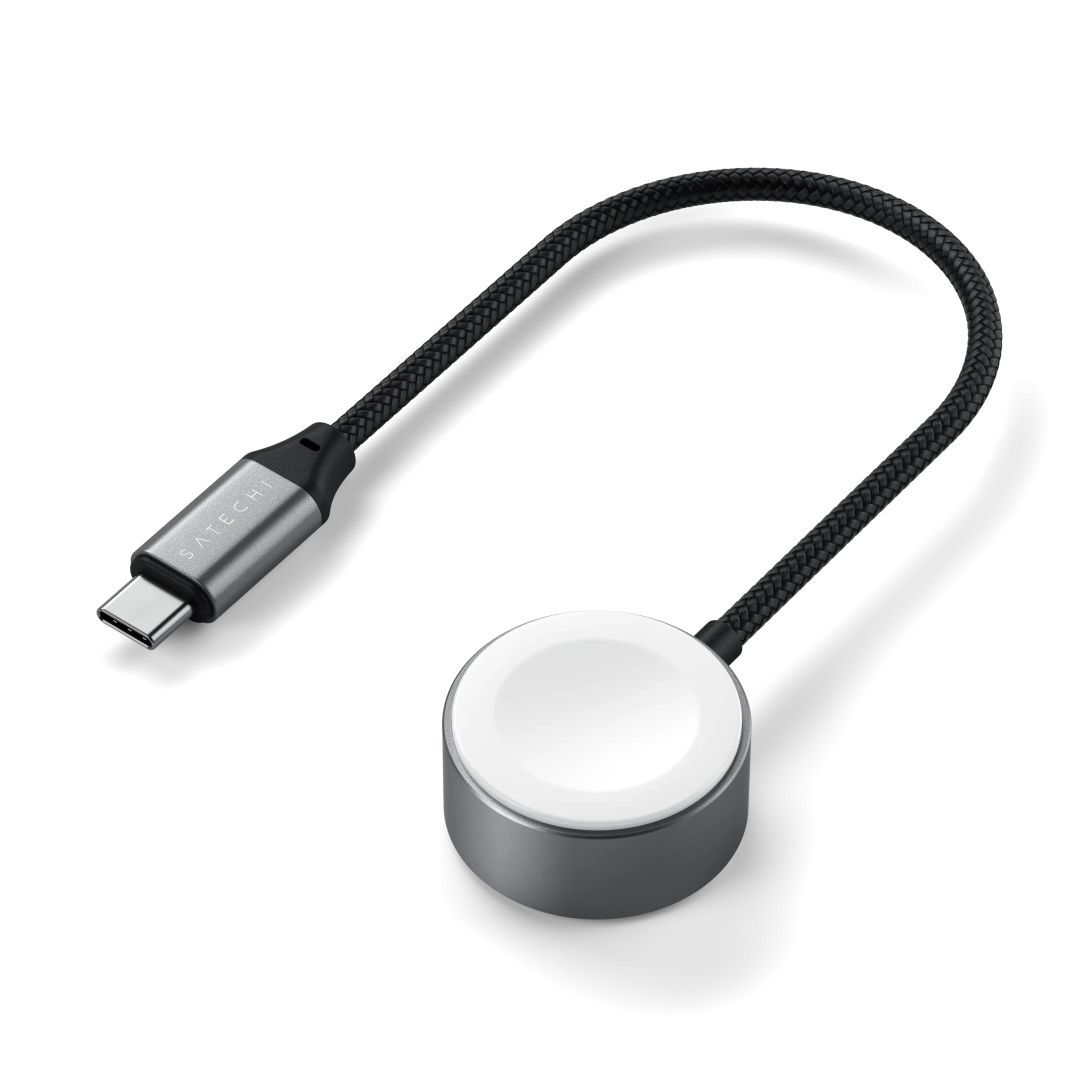 Satechi USB-C Fast Charging Cable For Apple Watch Space Gray