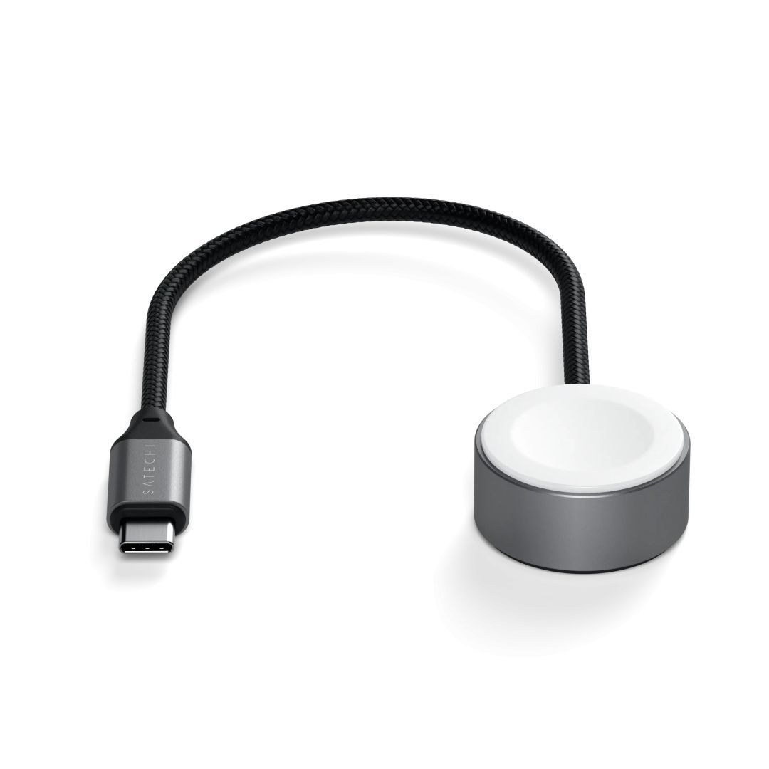 Satechi USB-C Fast Charging Cable For Apple Watch Space Gray