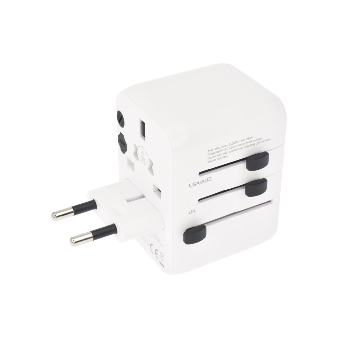 Dviced Universal Travel Adapter 28W White