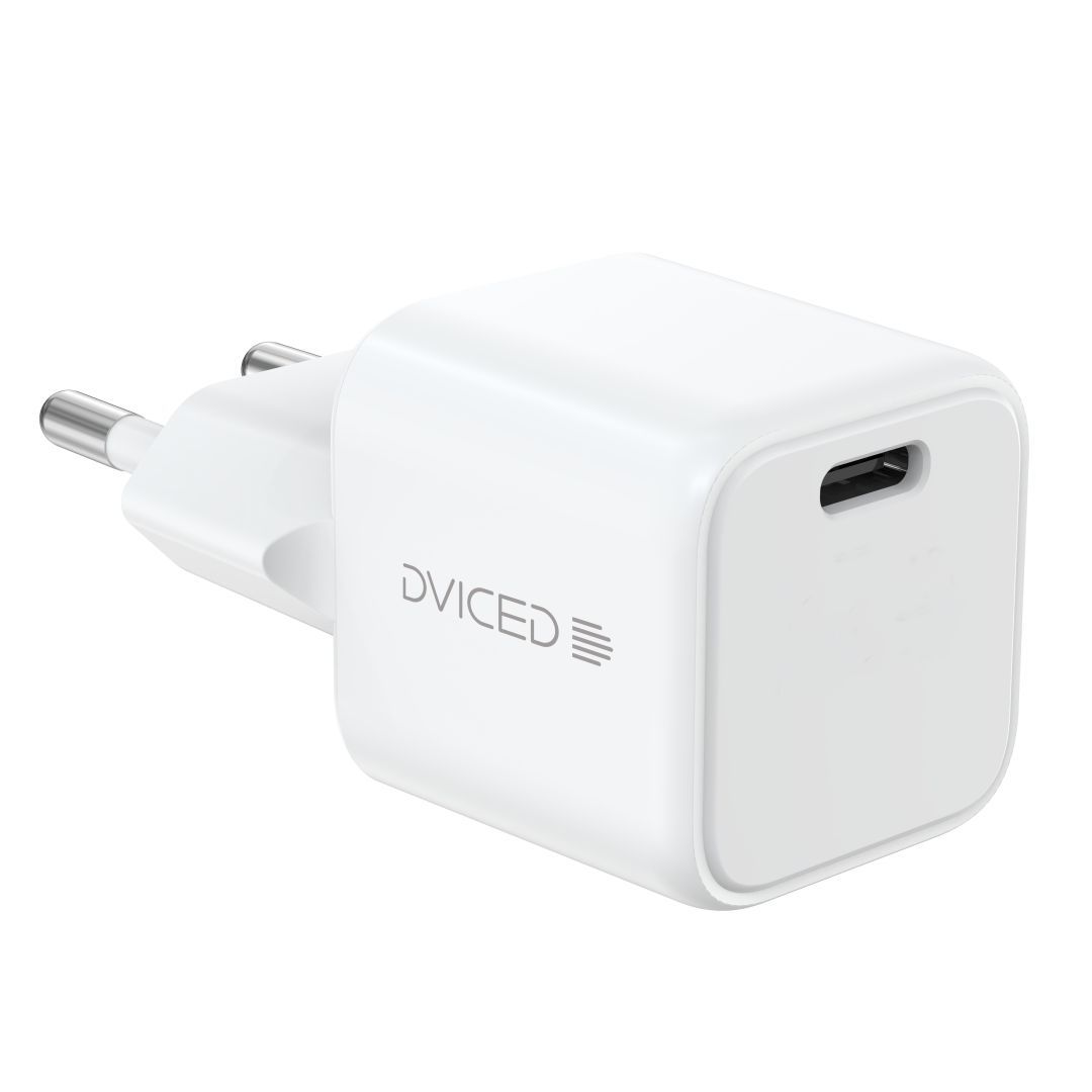 Dviced Wall Charger 30W and 1,25m cable GaN EU White Dviced Wall Charger 30W and 1,25m cable GaN EU White