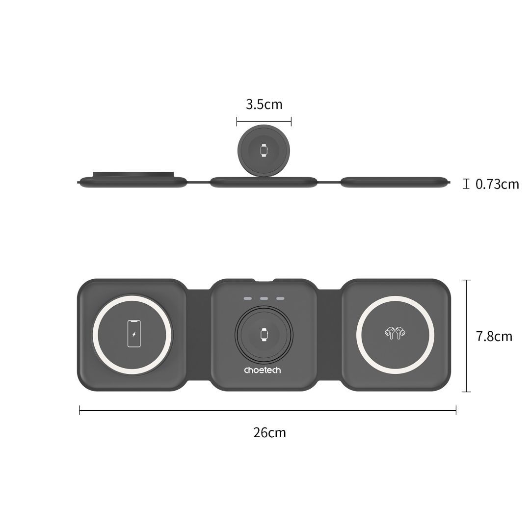 Choetech T588-FBK Wireless Charger Black