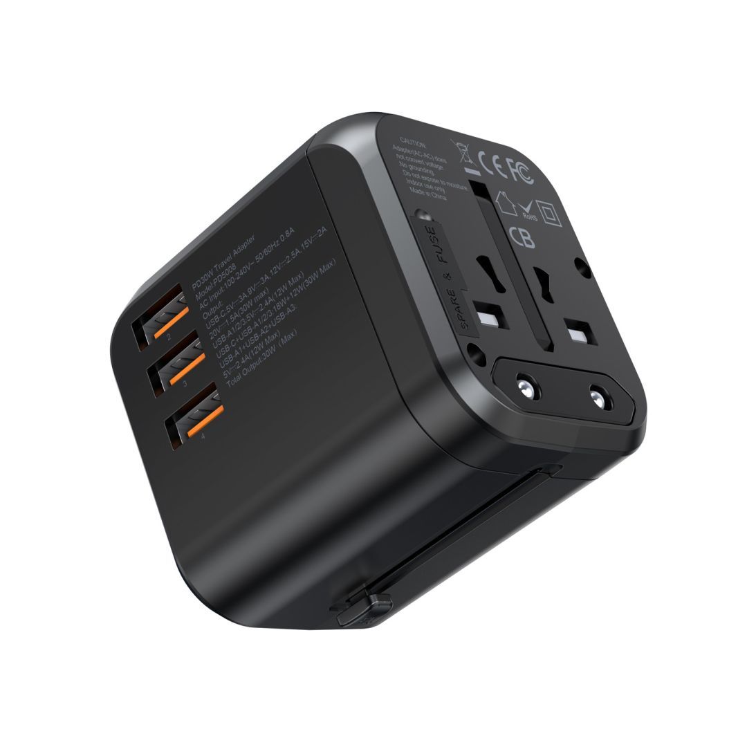 Choetech PD5008 Travel Charger Black