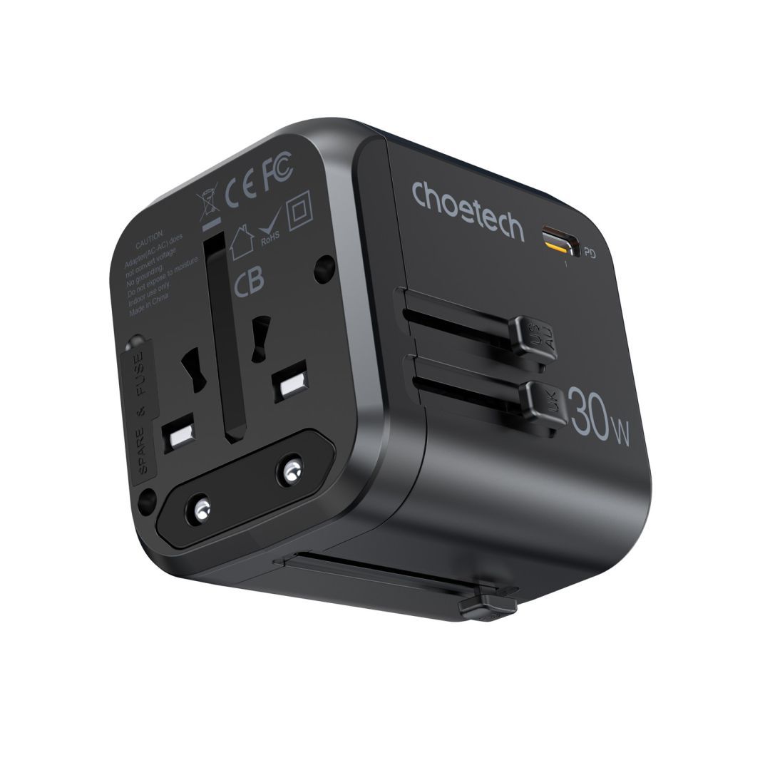 Choetech PD5008 Travel Charger Black