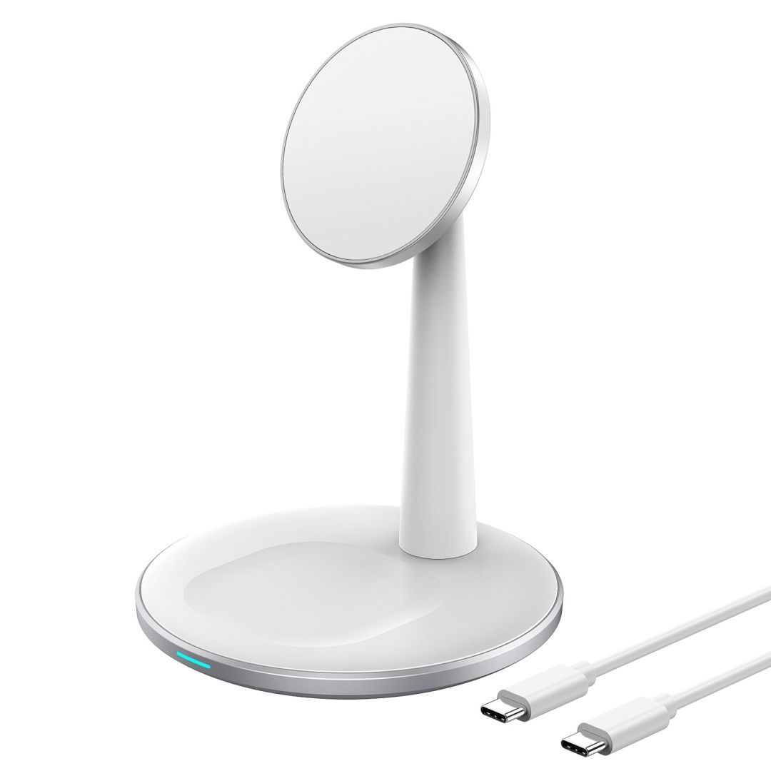 Choetech T581-F 2in1 Wireless Charger White