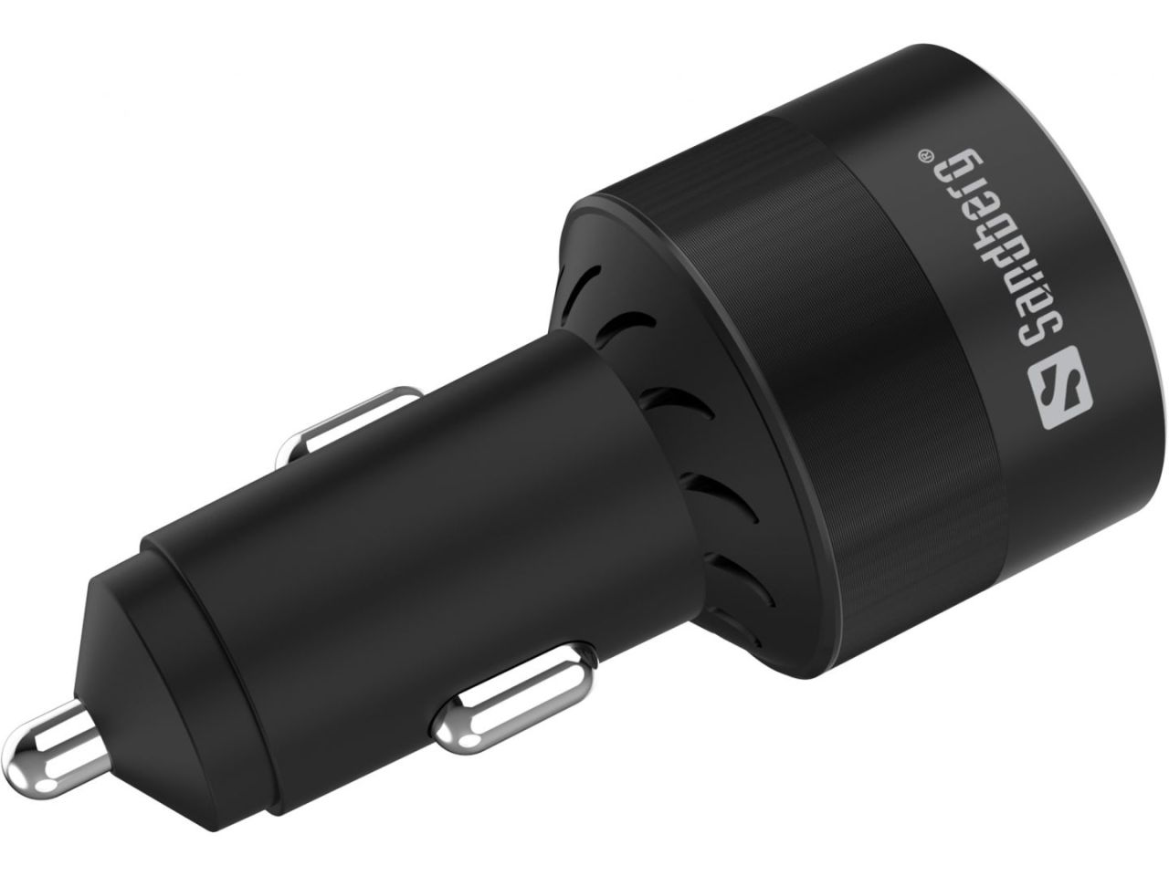 Sandberg Car Charger 3in1 130W USB-C PD Black