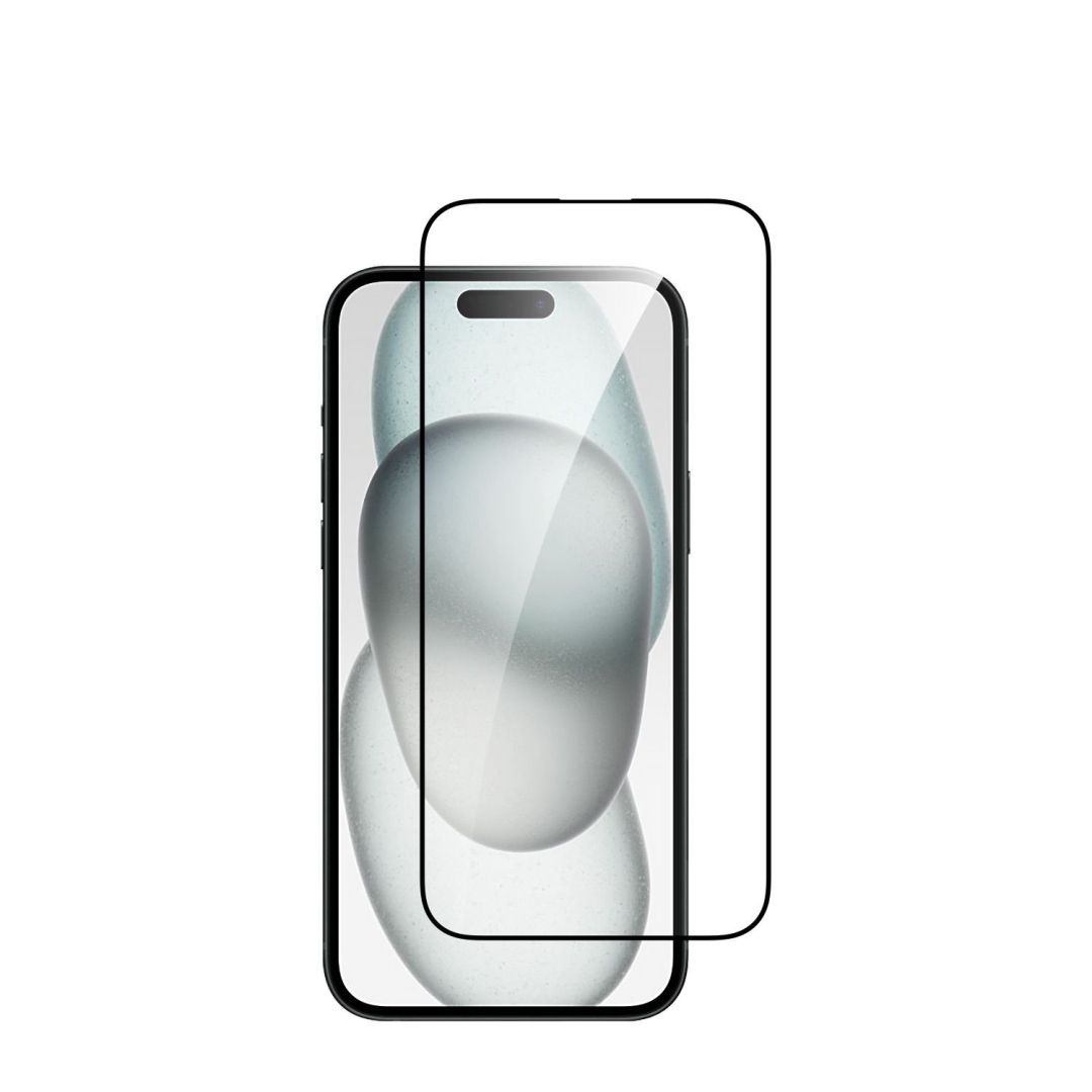 Dviced iPhone 15 Screen Protector with Applicator Silk Print Dviced iPhone 15 Screen Protector with Applicator Silk Print