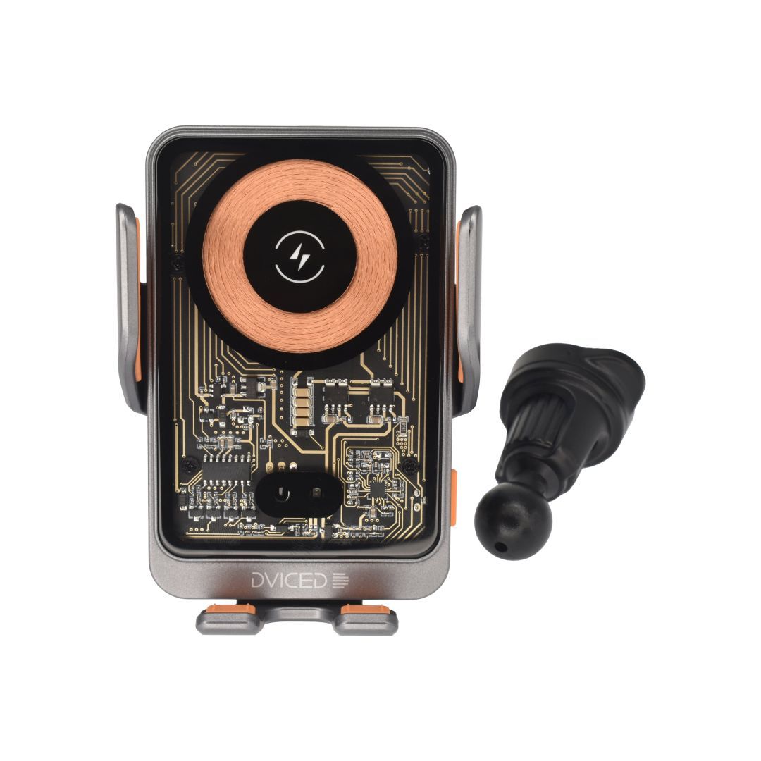 Dviced Fast Charge Wireless Car Mount Charger 15W Gray Dviced Fast Charge Wireless Car Mount Charger 15W Gray