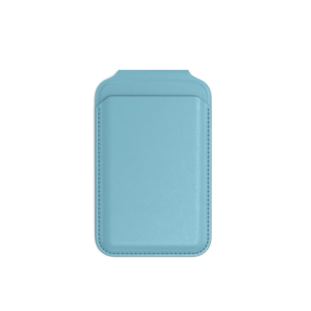 Satechi Vegan-Leather Magnetic Wallet Stand Light Blue