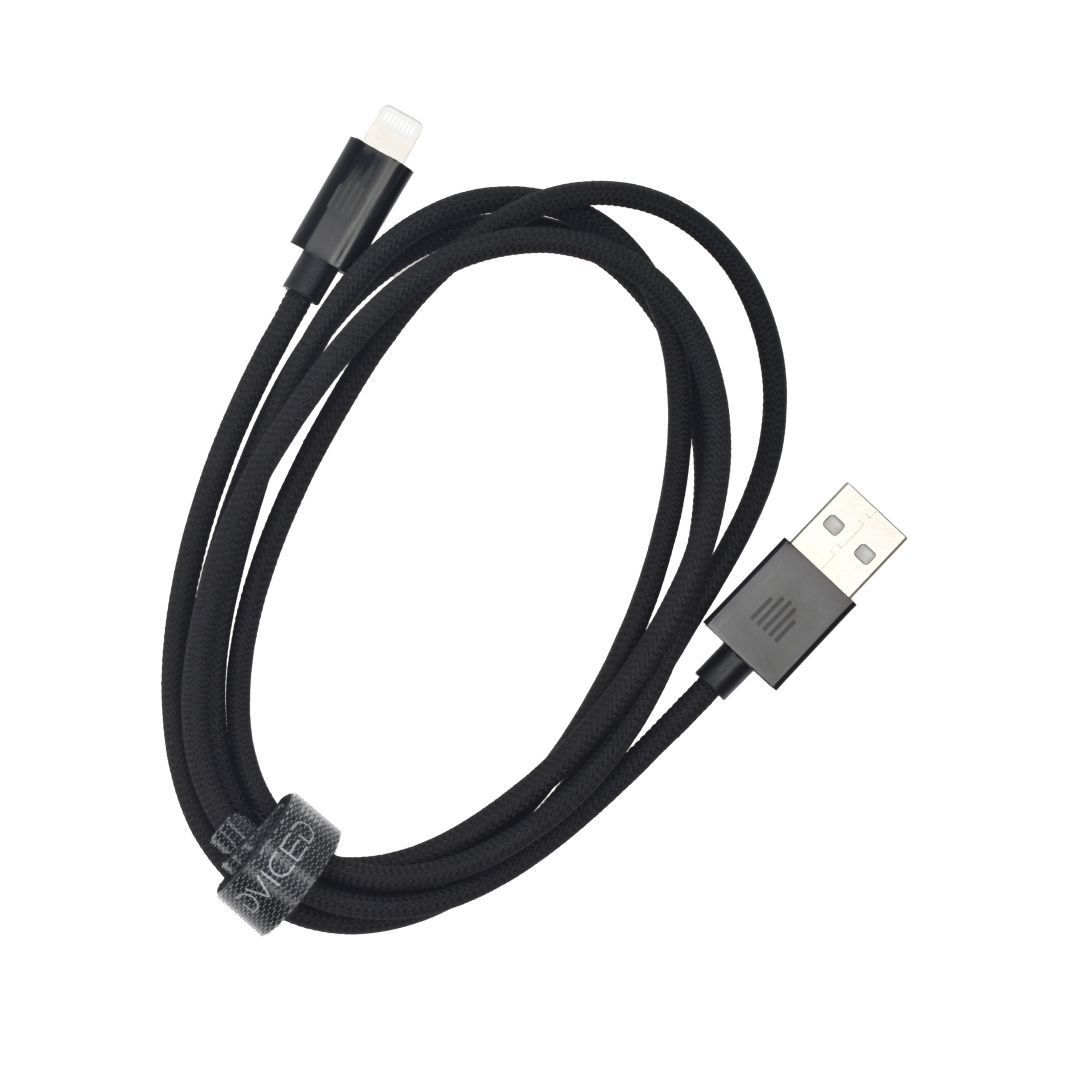 Dviced USB-A to Lightning cable 1,25m Black Dviced USB-A to Lightning cable 1,25m Black