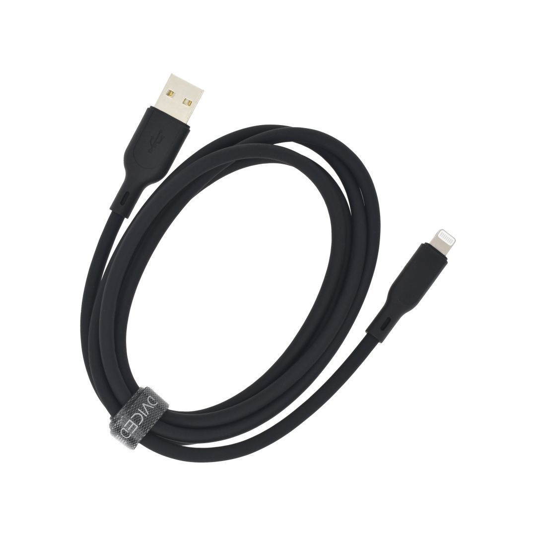 Dviced USB-A to Lightning cable 1,25m Black Dviced USB-A to Lightning cable 1,25m Black