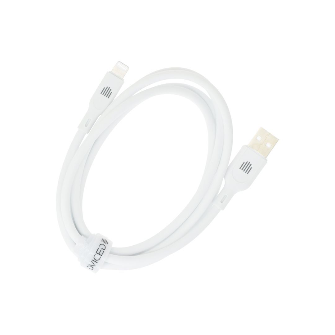Dviced USB-A to Lightning cable 1,25m White Dviced USB-A to Lightning cable 1,25m White