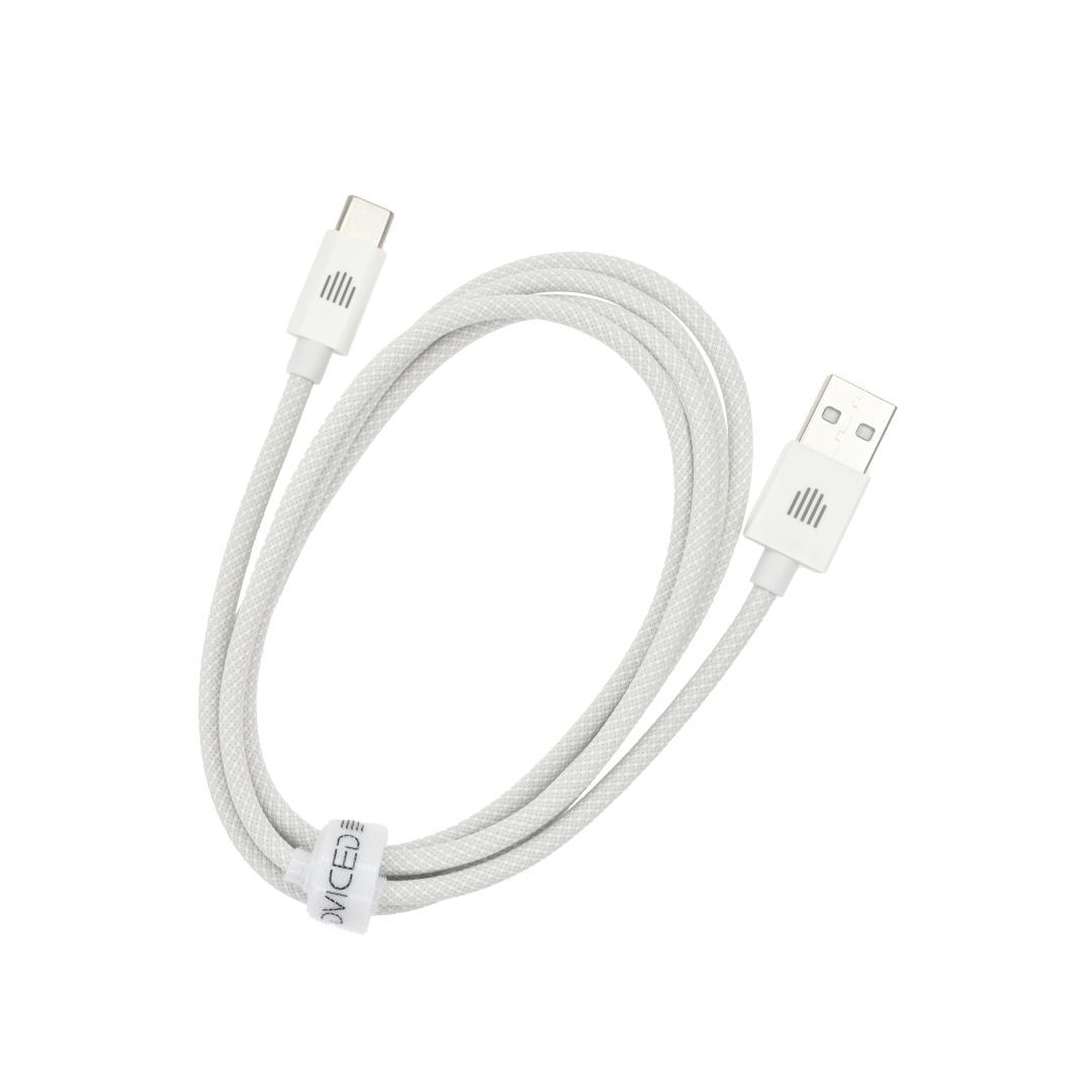 Dviced USB-A to USB-C cable 1,25m White Dviced USB-A to USB-C cable 1,25m White