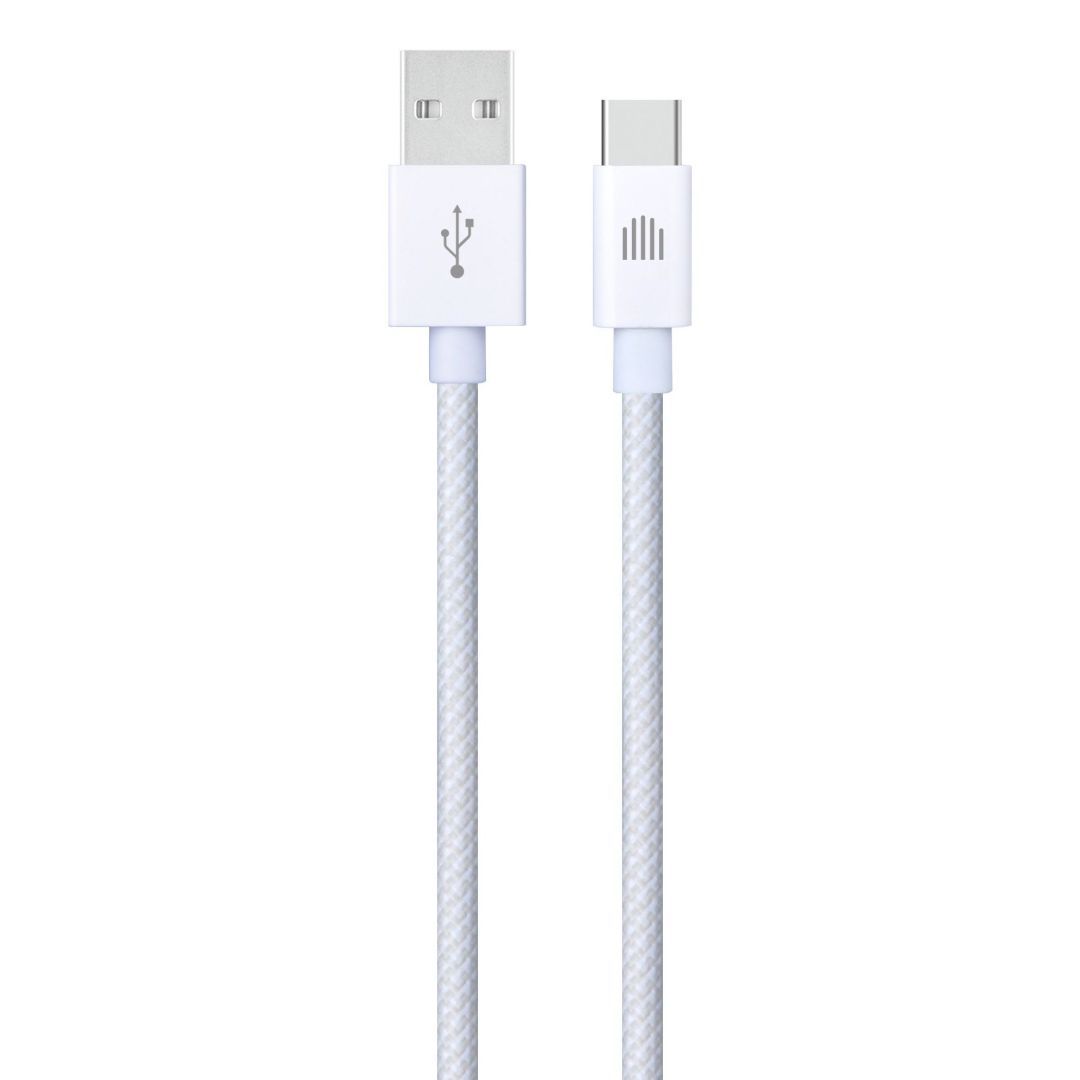 Dviced USB-A to USB-C cable 1,25m White Dviced USB-A to USB-C cable 1,25m White