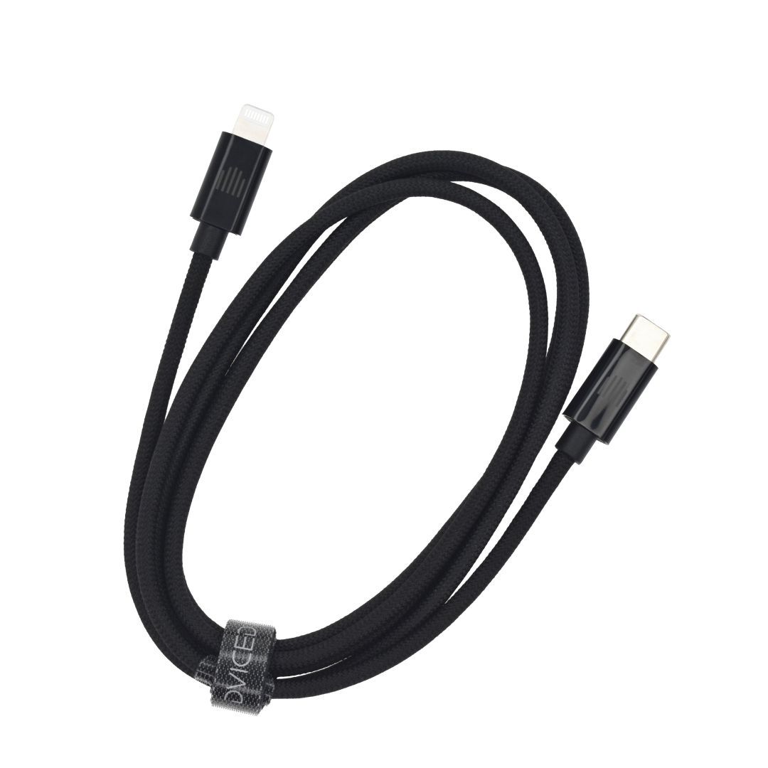 Dviced USB-C to Lightning Cable 1,25m Black Dviced USB-C to Lightning Cable 1,25m Black