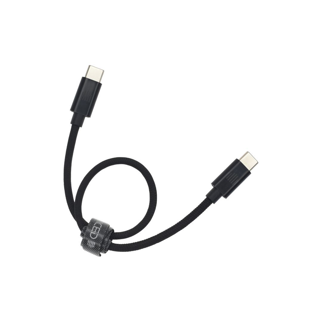 Dviced USB-C to USB-C Cable 0,25m Black Dviced USB-C to USB-C Cable 0,25m Black