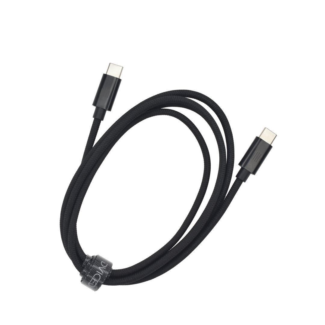 Dviced USB-C to USB-C Cable 1,25m Black Dviced USB-C to USB-C Cable 1,25m Black