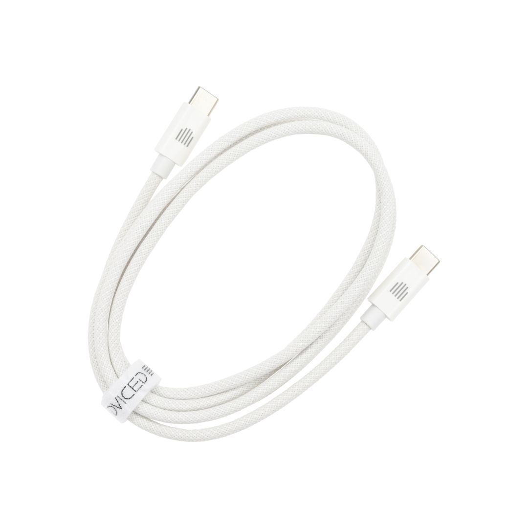 Dviced USB-C to USB-C Cable 1,25m White Dviced USB-C to USB-C Cable 1,25m White