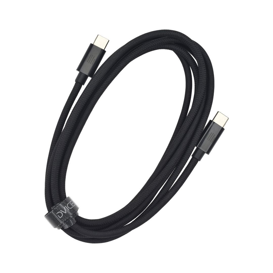 Dviced USB-C to USB-C Cable 2m Black Dviced USB-C to USB-C Cable 2m Black
