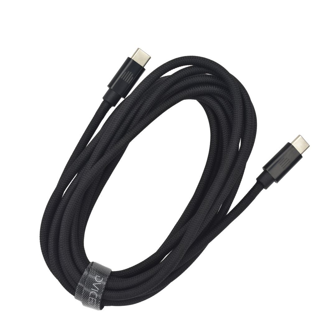 Dviced USB-C to USB-C Cable 3m Black Dviced USB-C to USB-C Cable 3m Black