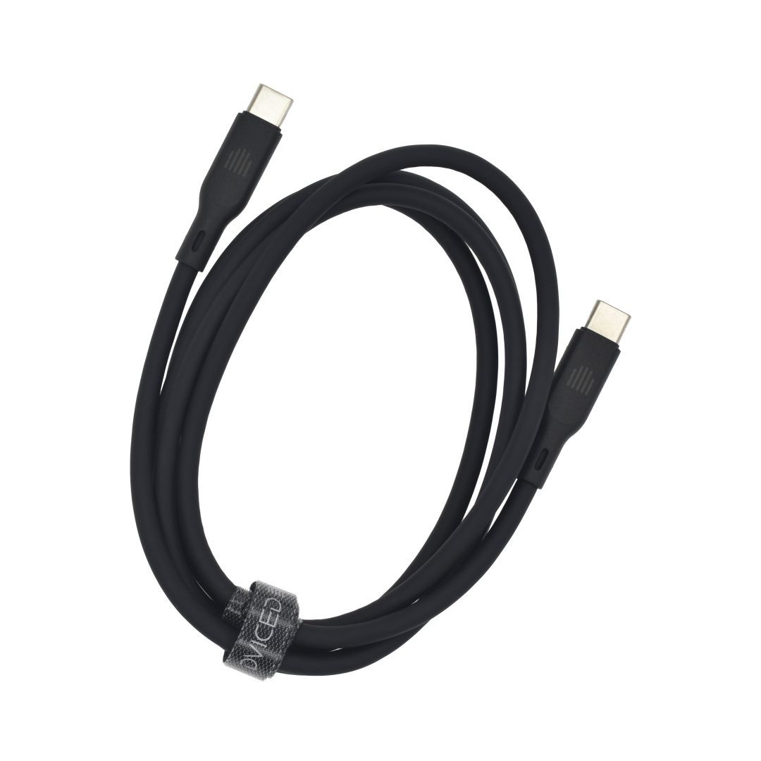 Dviced USB-C to USB-C Cable 1,25m Black Dviced USB-C to USB-C Cable 1,25m Black