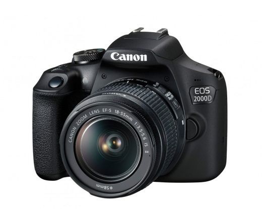 Canon EOS 2000D + EF-S 18-55mm f/3.5-5.6 IS II kit Black