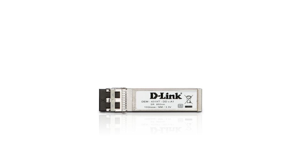 D-Link DEM‑431XT 10GBase‑SR SFP+ Transceiver D-Link DEM‑431XT 10GBase‑SR SFP+ Transceiver
