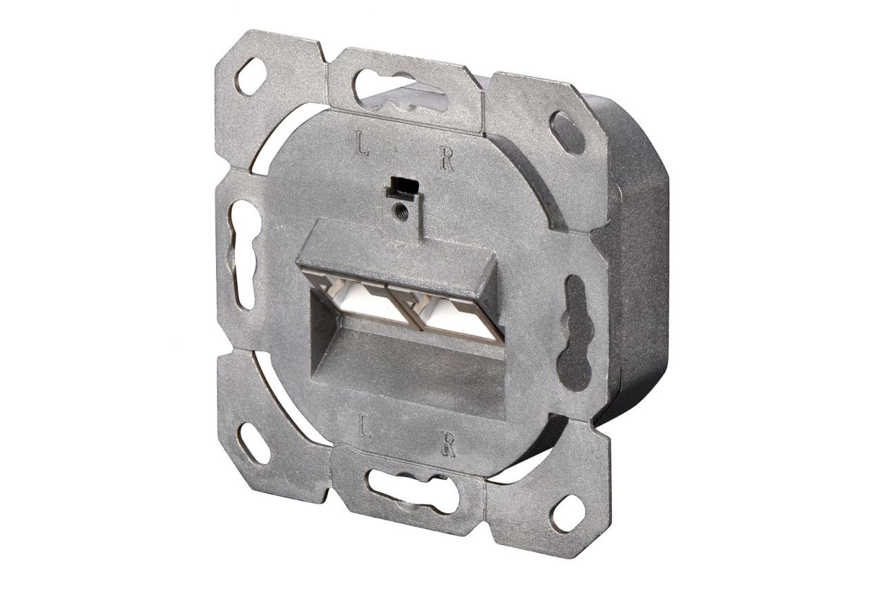 Digitus DN-9007-S-1 csatlakozóaljzat 2 x RJ-45 White