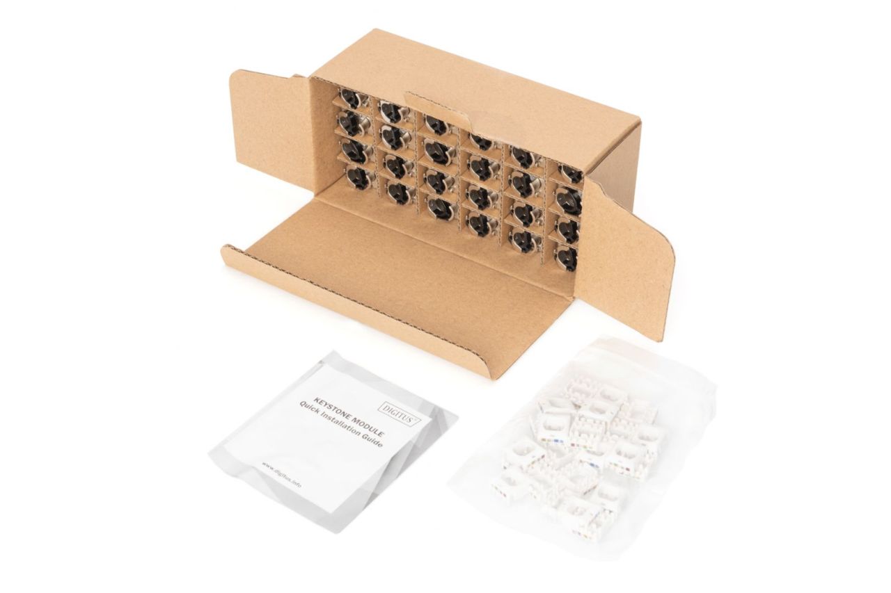 Digitus DN-93619-24 keystone modul Digitus DN-93619-24 keystone modul