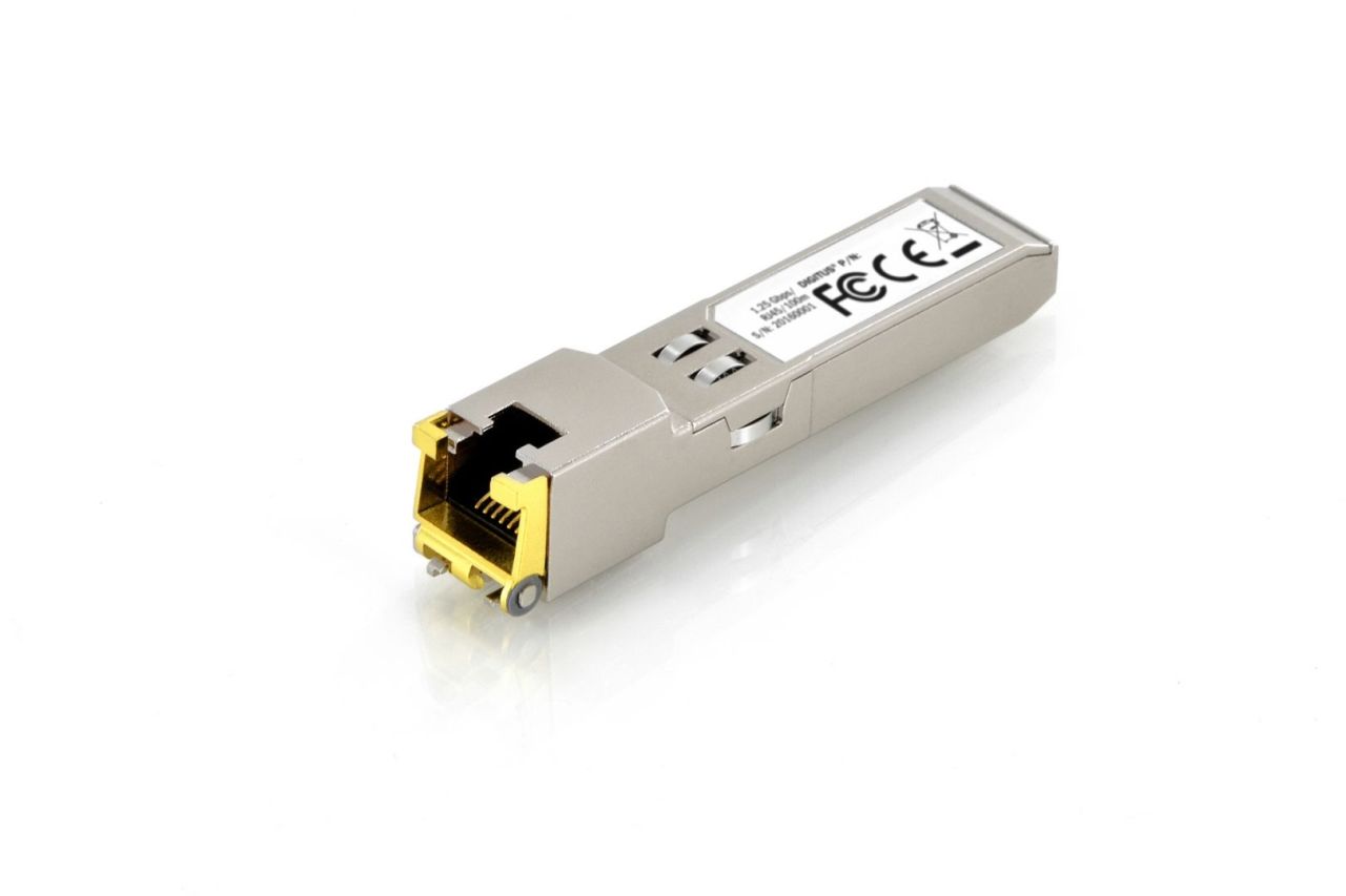 Digitus DN-81210 halózati adó-vevő modul Réz 10000 Mbit/s SFP Digitus DN-81210 halózati adó-vevő modul Réz 10000 Mbit/s SFP