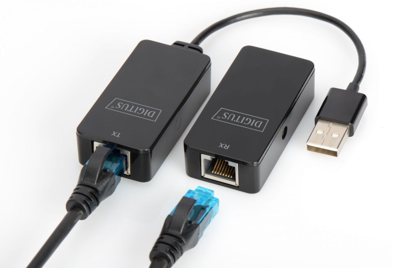 Digitus USB Extender USB2.0 50m Black Digitus USB Extender USB2.0 50m Black