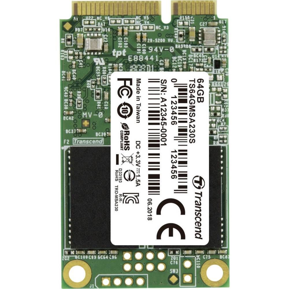 Transcend 64GB mSATA SSD230S