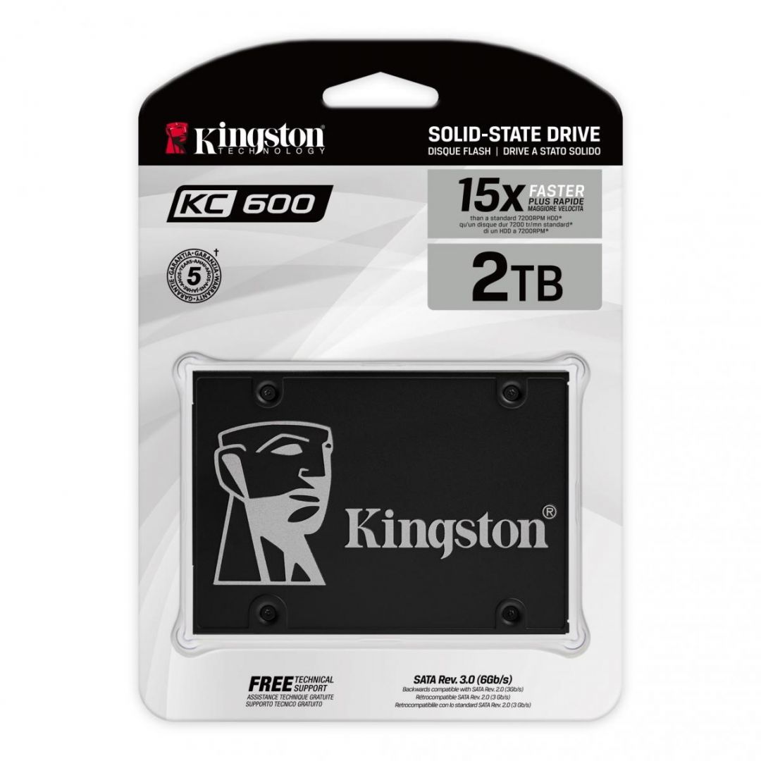 Kingston 2TB 2,5" SATA3 KC600 Kingston 2TB 2,5" SATA3 KC600