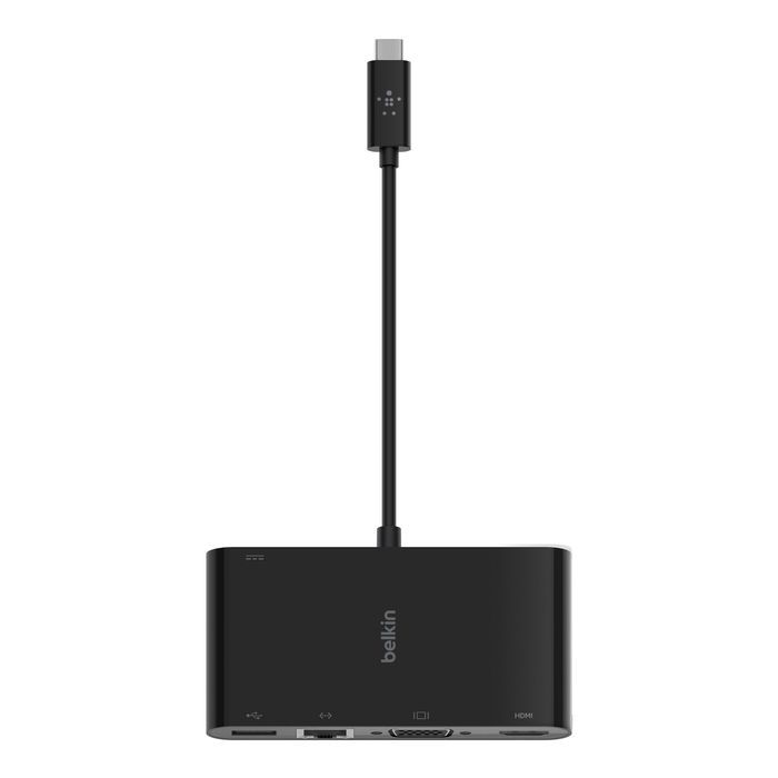 Belkin USB-C Multimedia + Charge Adapter 100W Black Belkin USB-C Multimedia + Charge Adapter 100W Black