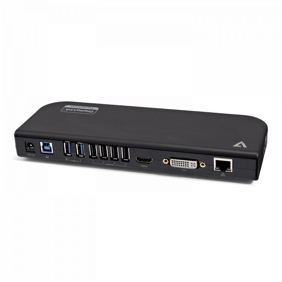 V7 USB Dual DisplayLink Docking Station