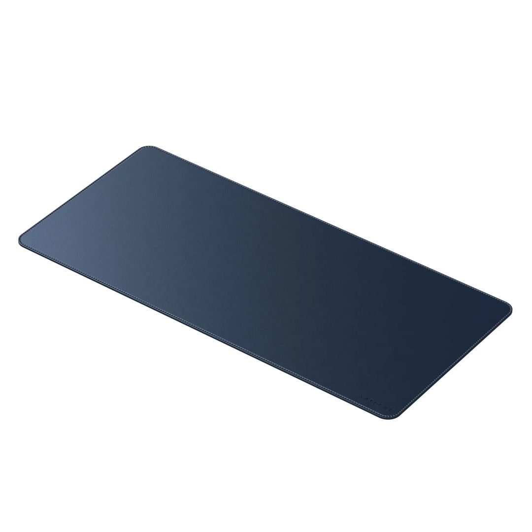 Satechi Vegan-Leather Premium Desk Mat Egérpad Blue