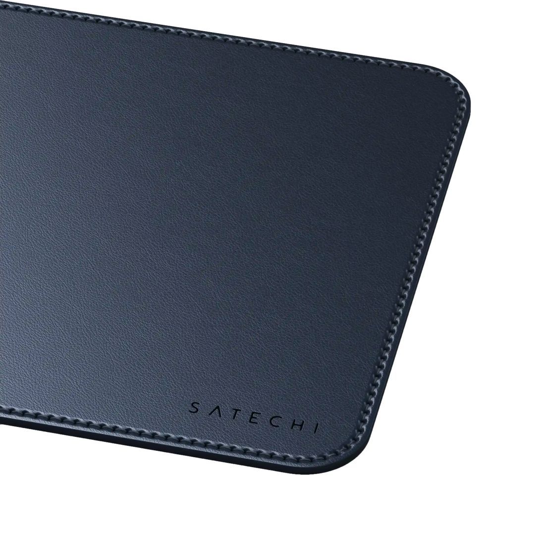 Satechi Vegan-Leather Premium Mouse Pad Blue