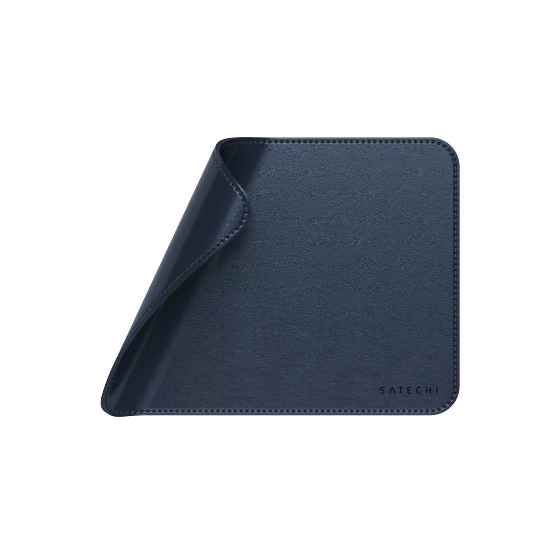 Satechi Vegan-Leather Premium Mouse Pad Blue