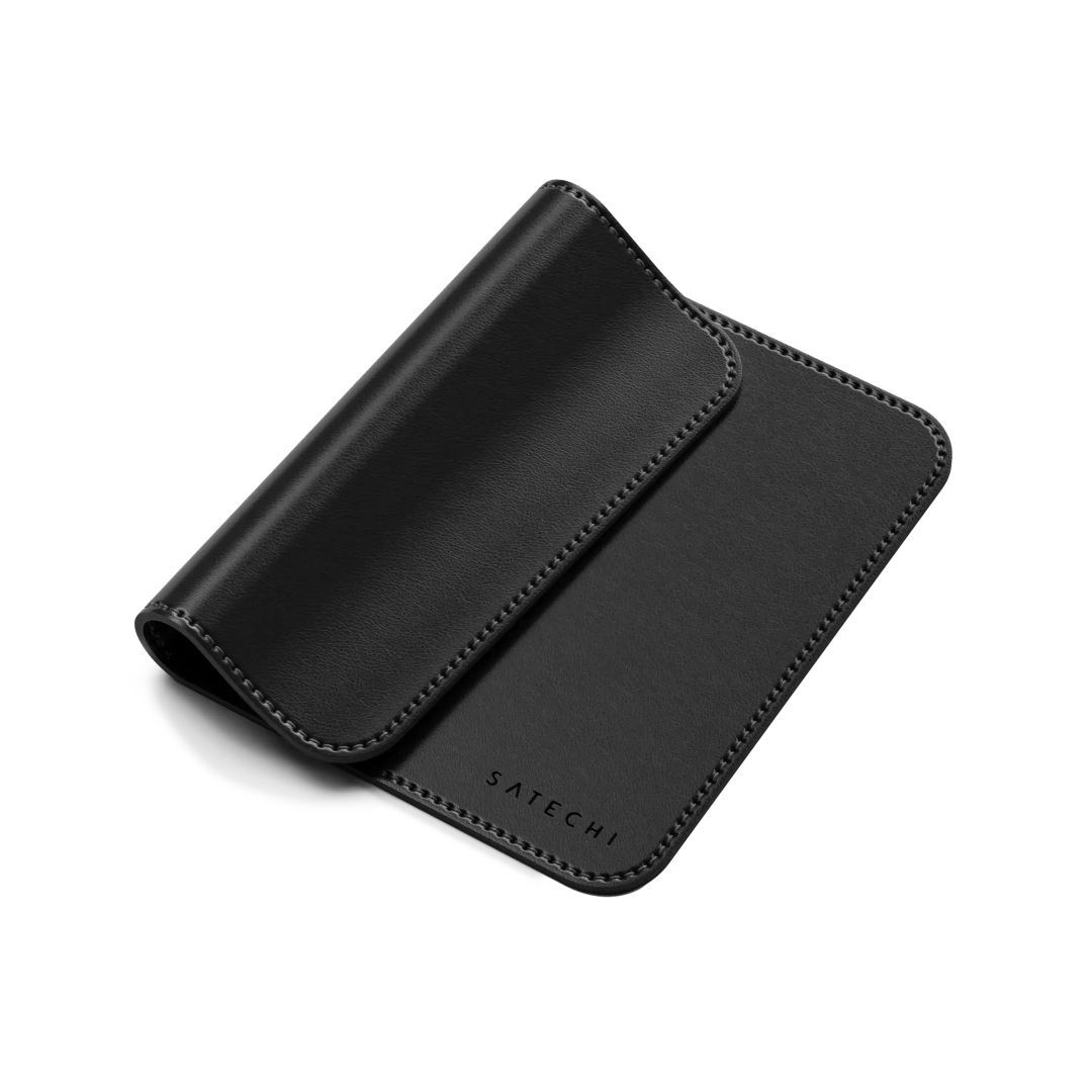 Satechi Vegan-Leather Premium Mouse Pad Black