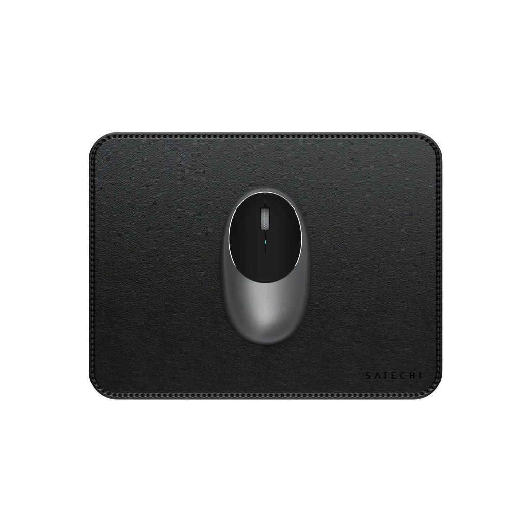 Satechi Vegan-Leather Premium Mouse Pad Black