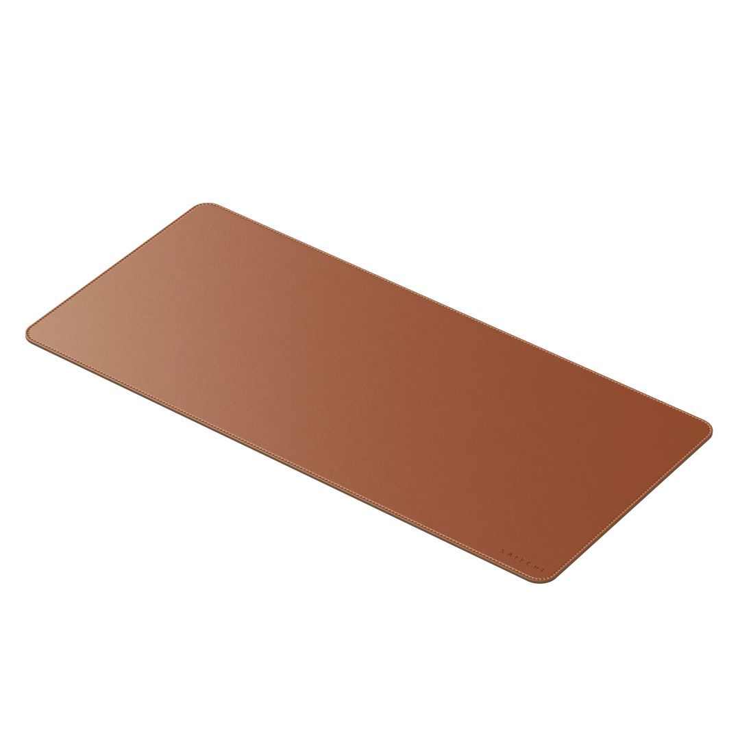 Satechi Vegan-Leather Premium Desk Mat Brown