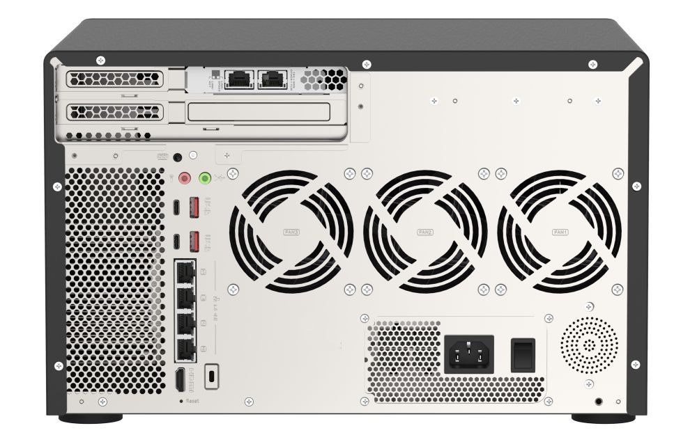 QNAP NAS TVS-H1288X-W1250-16G (16GB) (8xHDD + 4xSSD + 2xM.2 SSD)