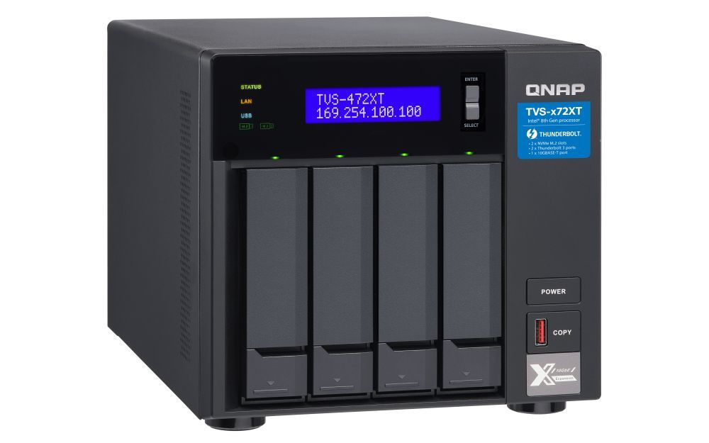 QNAP NAS TVS-472XT-I3-4G (4GB) (4xHDD + 2xM.2 SSD)