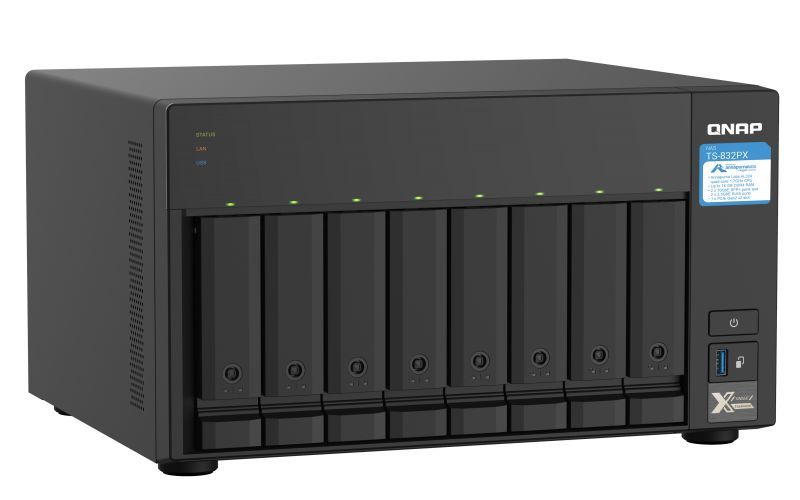 QNAP NAS TS-832PX-4G (4GB) (8xHDD)