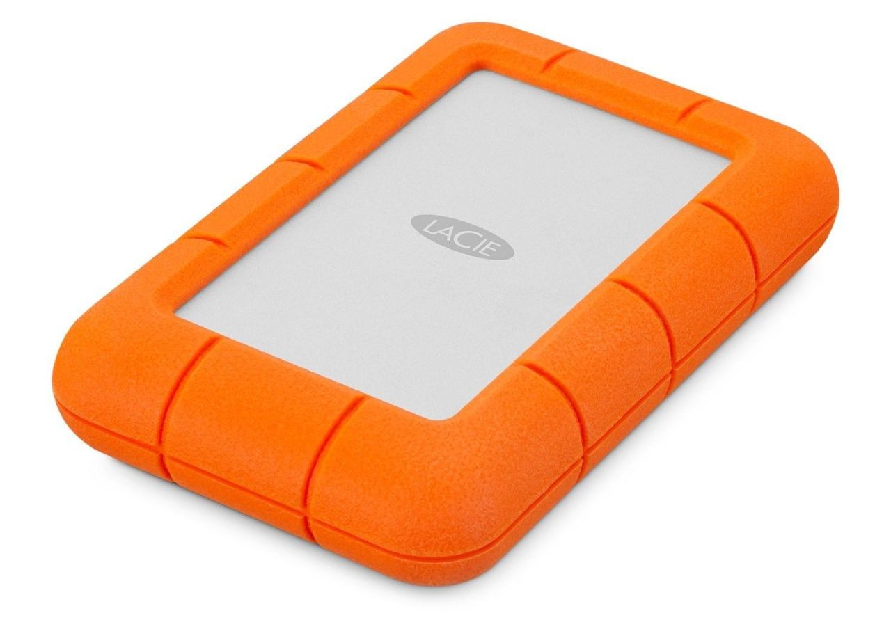 LaCie 5TB 2,5" USB3.0 Rugged Mini Silver/Orange