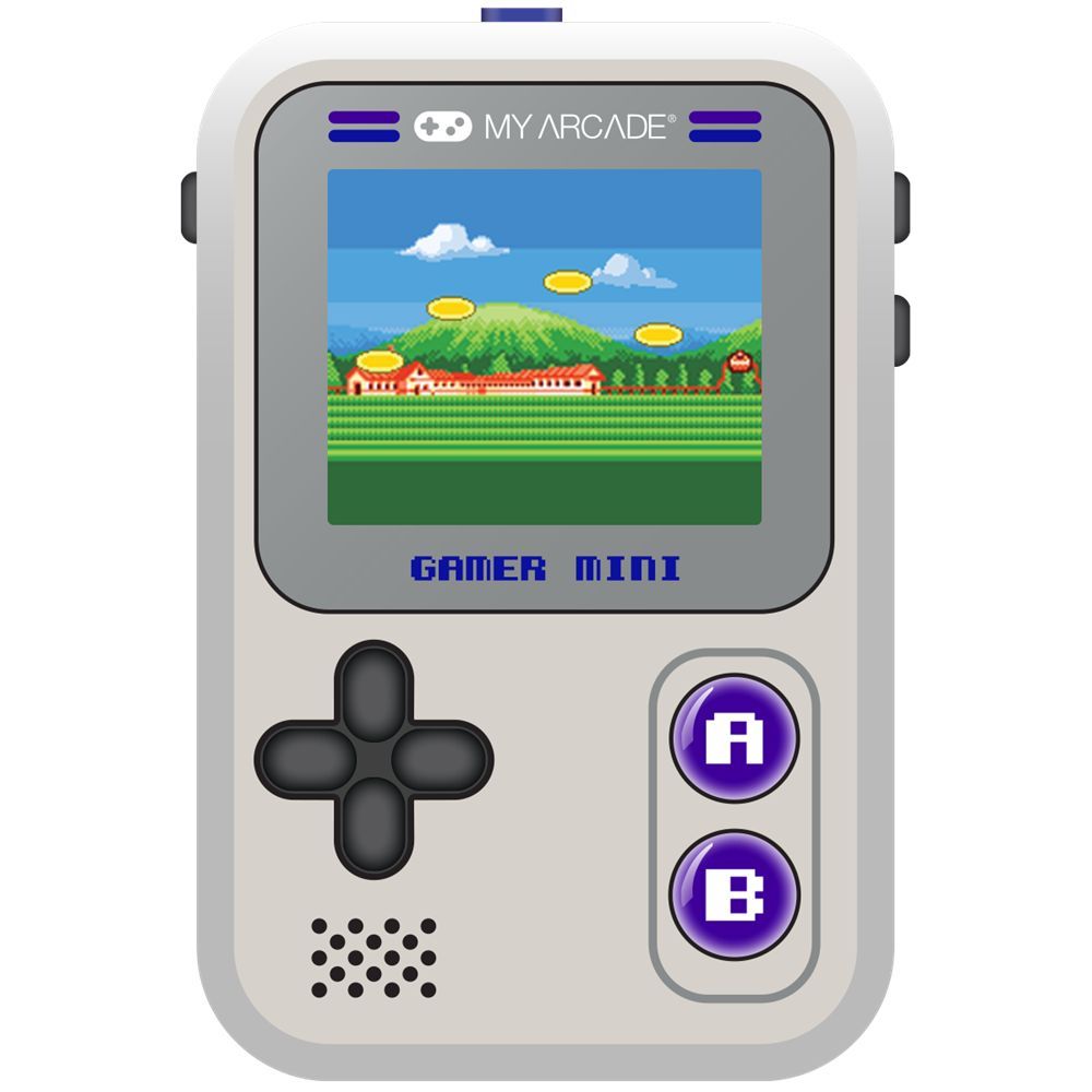 MY ARCADE Gamer Mini Classic Hordozható Gray/Purple