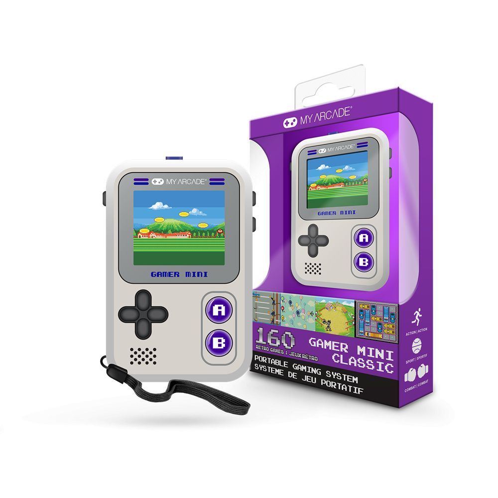 MY ARCADE Gamer Mini Classic Hordozható Gray/Purple