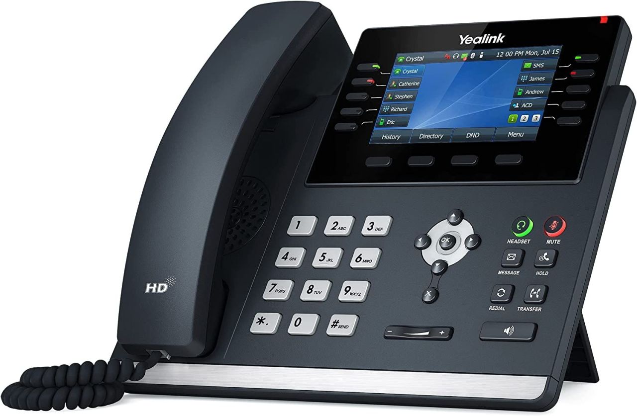 Yealink SIP-T46U vonalas VoIP telefon